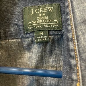 J Crew - Men Denim Work Shirt - Medium